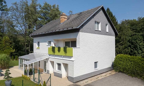Fotografie realizací fasád pro rodinný dům